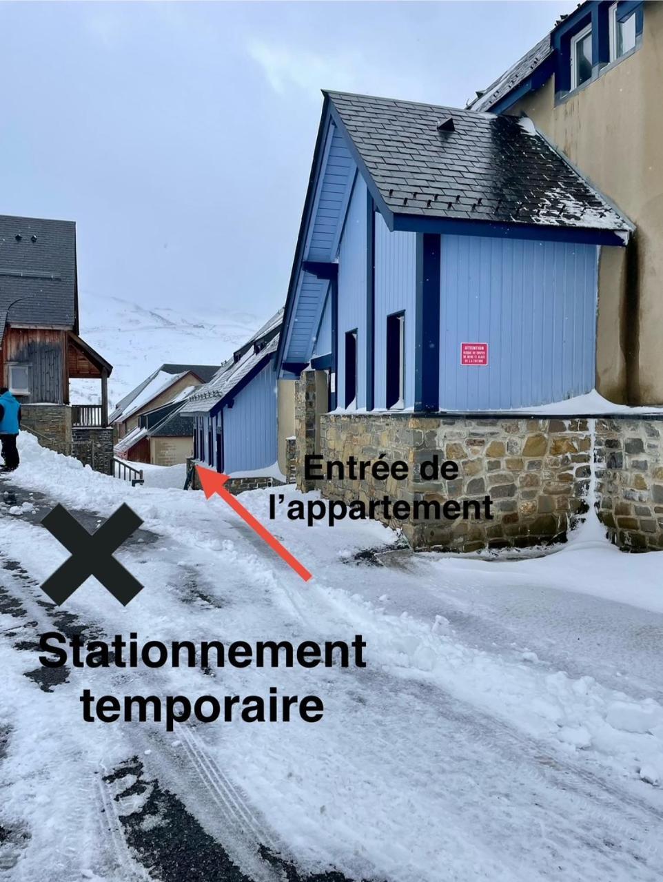 Grand Appartement Peyra'Good Tout Equipe Linge De Lit Et De Toilette Inclus - 8 Couchages - Station Peyragudes - Vue Montagne - 2 Balcons-Terrasses Germ Exteriér fotografie